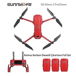 Dji Mavic 2 Pro/Zoom K�rm�z� Karbon Desenli