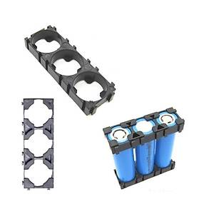 10 Adet Plastik 3 H�cre 18650 Li-on Pil Tutucu Braket 