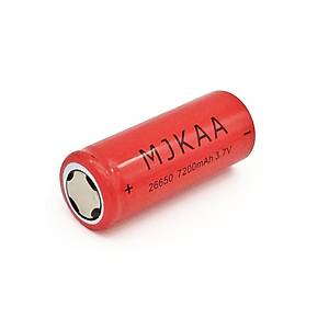 26650 3.7 v Lityum li-ion �arjl� Pil 7200mAh MJKAA