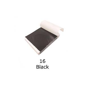 Varak Kaplama Yaprak Metalik Folyo 9x9cm 10lu 16 Black R5799F-16