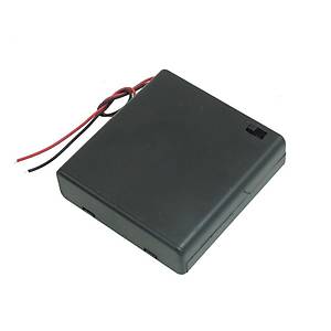 6V Pil Kutusu On-Off Anahtarl� 4x1.5V AA Pil Tutucu