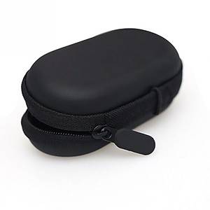 Kulakl�k Muhafaza Kutusu Kablo Organizer Fermuarl� Toz Ge�irmez PU Deri