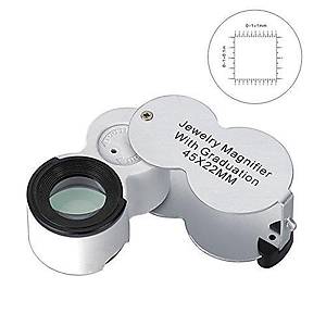 45x 22mm Katlan�r �l�ekli Optik Lens 2 Beyaz Led 1 UV Led I��kl� 