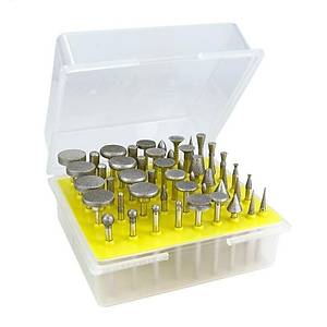Elmas Ta�lama Kafa Z�mpara 50 li Set 3.0mm Shank B�y�k Boy  