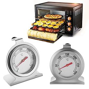 Analog S�cakl�k �l�er 300� F�r�n Termometresi Paslanmaz �elik 