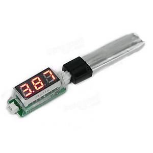 Lipo 1S Dron Jiklet Pil PH2.0 PH1.25 Soketli Voltaj Test Cihaz�   
