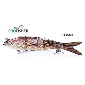 PROFISHER 8 Eklem 2 Kanca Sahte Bal�k Yem 19 gr 13 cm Pike K