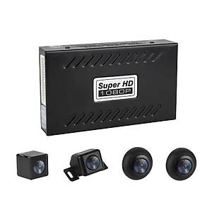 360� 1080P Panoramik Ku�bak��� Surround G Sens�r Park Sistemi DVR 