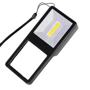 B�y�te� El Feneri 3X B�y�tme 7 LED I��k Ta��nabilir Dikd�rtgen