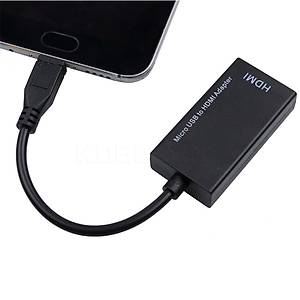 Mikro USB HDMI HDTV Adapt�r Kablosu HD Ses Kablosu Hub 