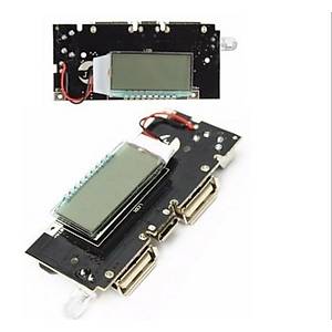 18650 Pil �arj PCB LCD Led G�� Mod�l� �ift USB 5V 1A 2.1A Mobil Powerbank Telefon 