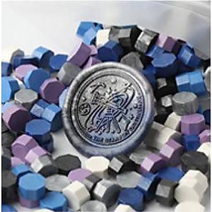 M�h�r Mumu 50 Davetiye ��in 150 Boncuk Model: 08 Galaksi