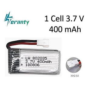 Lipo Pil 3.7V 400mAh Drone U�ak Helikopter Oyuncak