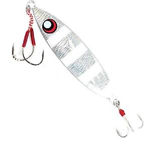 Lazer Metal Demir Plaka Kan Oluklu T�y deniz G�vde 2 Kanca ve Kuyrukta 3 ��neli Keskin Kanca