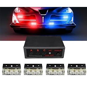 Mixc Trends Ara� Motosiklet �akar Fla� Led I��k DC 12V 4x3 Led