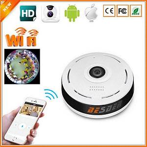 360� Panoramik IP WiFi 960P PTZ Kamera �ki Y�nl� Ses SD Kart Yuvas�