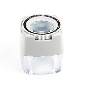 8X Odaklama B�y�te� Akrilik Lens Masa �st� K�p Stand Odak Ayarl�