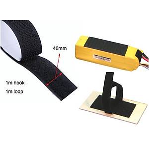 Lipo Pil ��in 40mm*1mt Kendinden Yap��kanl� Velcro C�rt Bant