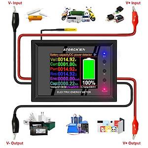 Dijital Ekran DC G�� Volt Amper Pil Test Cihaz�