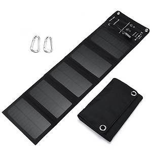 Katlan�r Portatif G�ne� Paneli �arj Cihaz� 30W 5V Su Ge�irmez