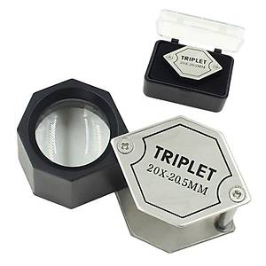 20X Katlan�r B�y�te� 20.5mm Optik Cam Lens Metal Kasa