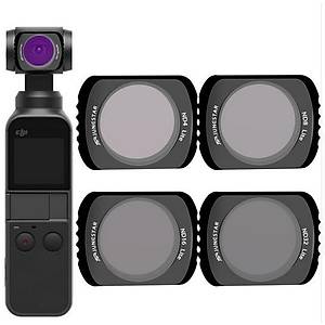 DJI OSMO Pocker ND4 + ND8 + ND16 + ND32 Filtre Seti Manyetik Adsorpsiyon