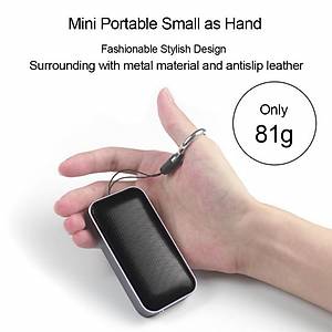 Bluetooth 4.2 Kablosuz Bas Mikrofonlu Hoparl�r Mini Metal BOAS 
