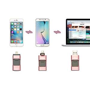 OTG USB Flash Bellek 256 GB iPhone-Android-PC