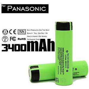 PANASONIC NCR18650B 3400mAh 3.7V Li-lon �arjl� Pil