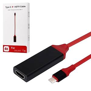 HDTV Adapt�r� USB TYPE-C HDMI 4 K UHD Telefondan TV ye