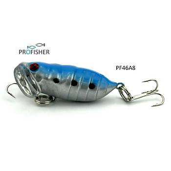 PROFISHER 2 Kanca Sahte Balık Yem 4 gr 4 cm Ağustos Böceği A8