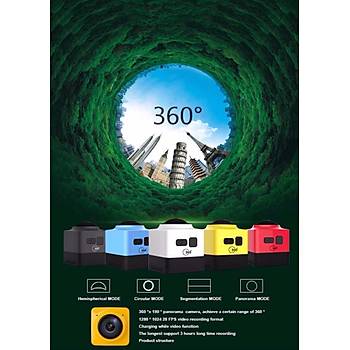 CUBE 360 Panoramik WiFi Sports Action Camera