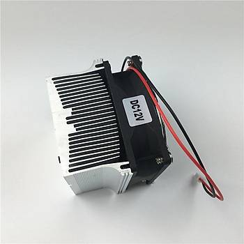20W-100W Led İçin 7 Yaprak Fanlı Alüminyum Radyatör Soğutucu Set  