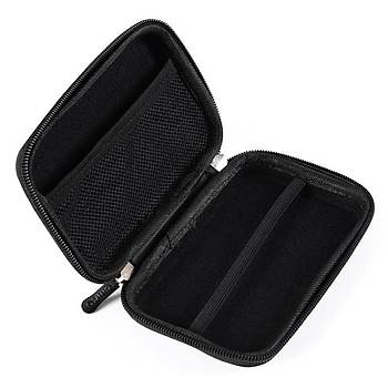 GPS HDD 2.5 ve Powerbank İçin Fermuarlı Eva Koruma Çantası  145*100*34mm
