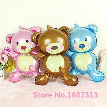Folyo Balon TEDDY BEAR Parti Süsleme Doğumgünü