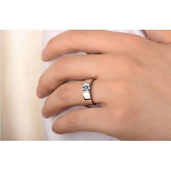 Z�RKON ELMAS TA� ROSE-BEYAZ ALTIN KAPLAMA Y�Z�K