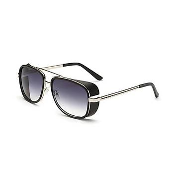 Tony Stark Iron Man Matsuda UV 400 Gne Gzl G13 Siyah Lens