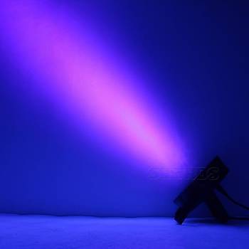 54 LED UV Mor Sahne Işık DMX 8 Kanal Ultraviyole Strobe Projeksiyon Lamba