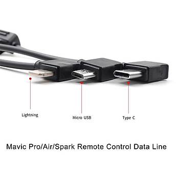 DJI Mavic Veri Kablosu 10 cm Telefonlar İçin 