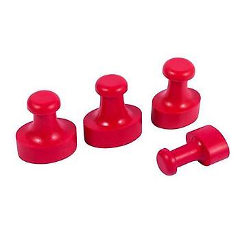 M�h�r Kau�uk Ala��m K�rm�z� Ka�e Oval 33x50mm