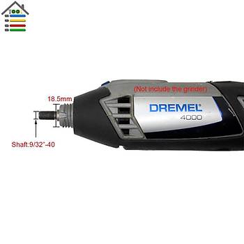 Dremel in 0.3-3.2mm Mini Mandaren Dntrc Adaptr 8mm Uzun