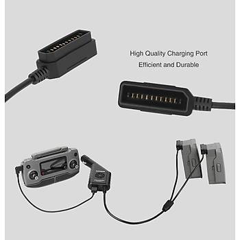 DJI Mavic 2 Pro Ara 2 li Pil Hzl arj Cihaz + USB Kumanda arj