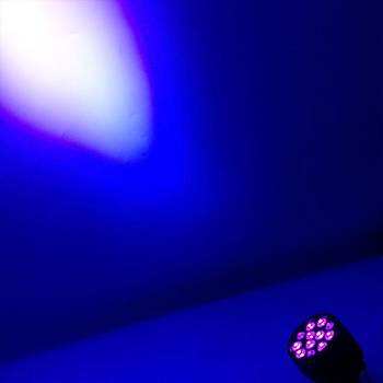Ultraviyole LED 12x3 36 Watt DMX512 Kr Lambas KTV Projektr Spot