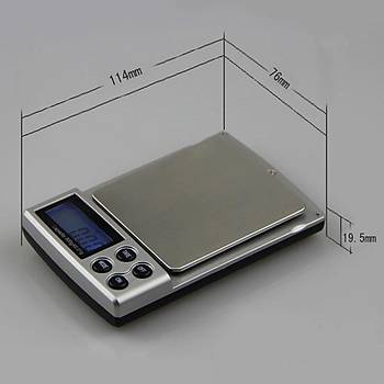 Hassas Terazi 200g/0.01g Açılır Kapak LCD Dijital Işıklı Ekran