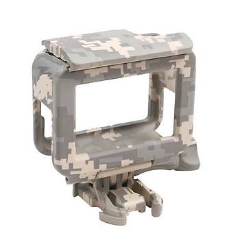 GoPro Hero 5 6 7 Black için Kamuflaj Desen Koruyucu Kasa Çerçeve