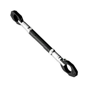 Motosiklet Bisiklet Gidon Bar Siyah 22mm Al�minyum Kros Brace & Kelep�e Kulp