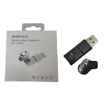 Wireless Manyetik USB Þarjlý Kablosuz Bluetooth 4.1 Kulaklýk EDR 2.3 gr