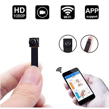 HD 1080P Taşınabilir WiFi IP Mikro Kamera P2P Kablosuz Webcam Video Kaydedici 