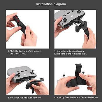 DJI Mini 2 Kumanda Tablet Tutucu ve Mikro Uzatma Kablosu