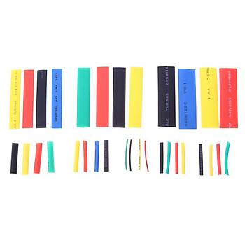 Poliolefin Shrink Yal�t�ml� 2:1 Daralan T�p Set 328 adet Is� Makaron Boru 